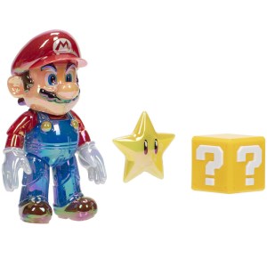 Super Mario Bros Star Power Mario Gold figure 10cm